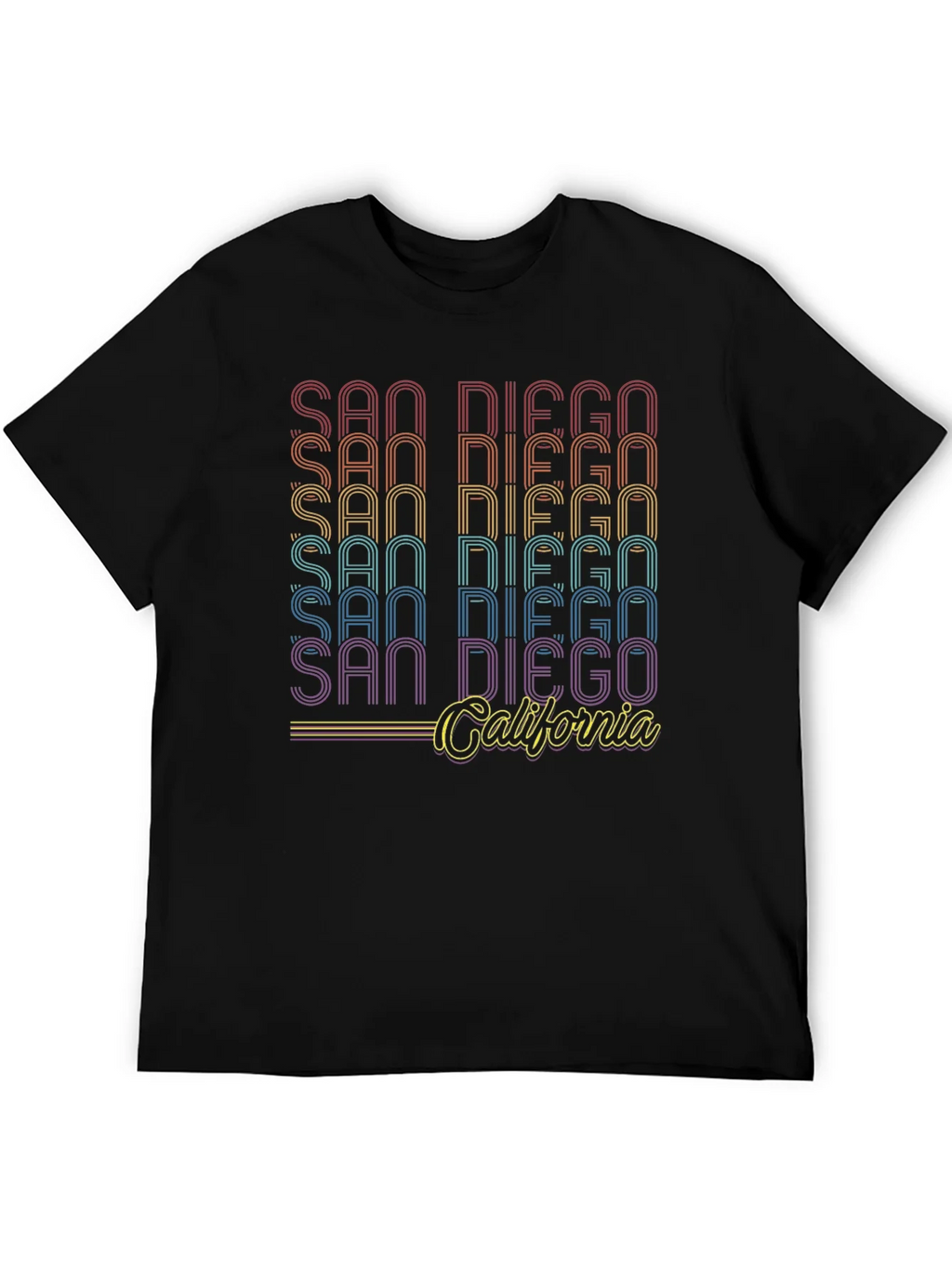 San Diego California Graphic T-Shirt product image 5