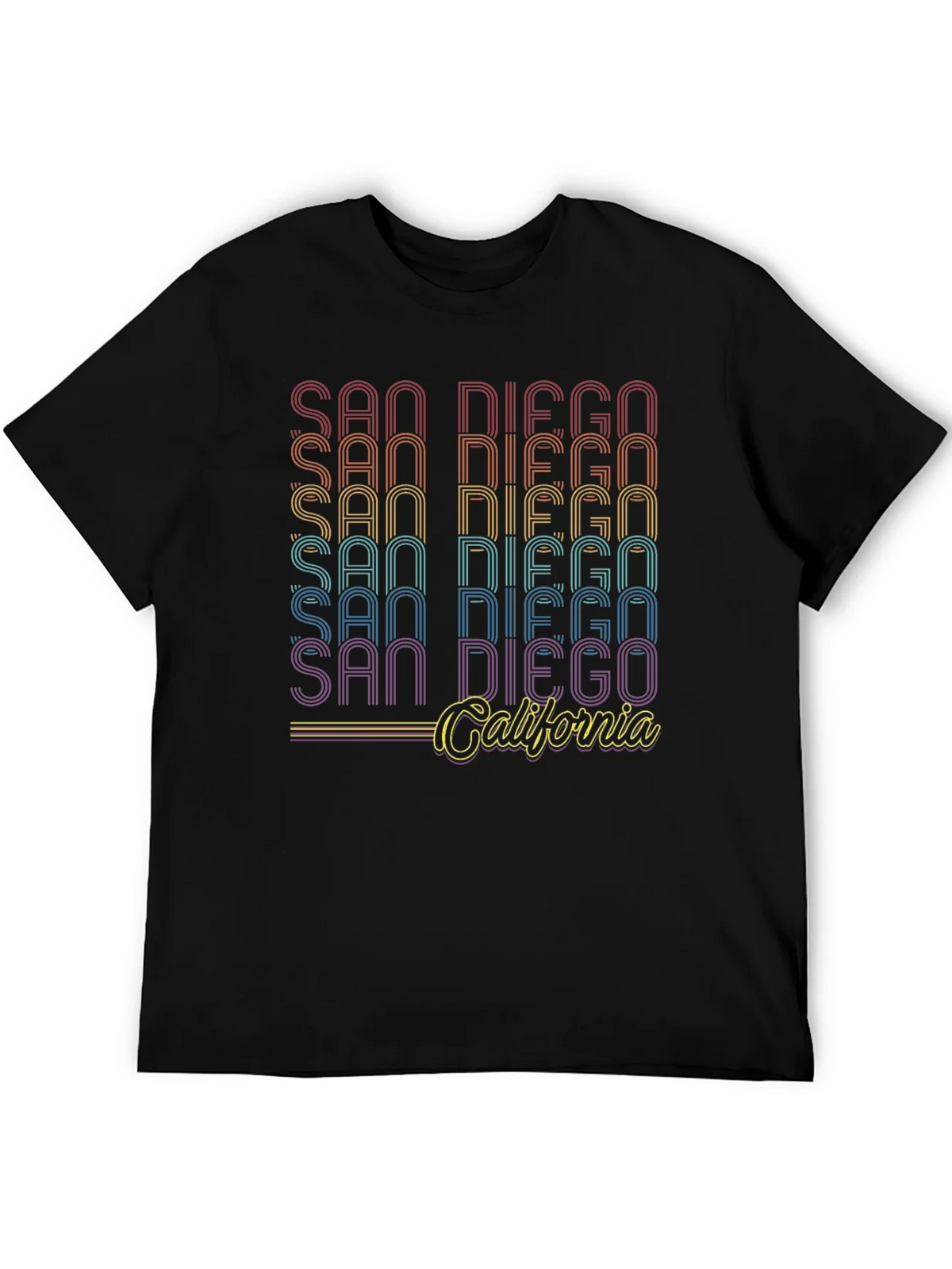 San Diego California Graphic T-Shirt product image 5