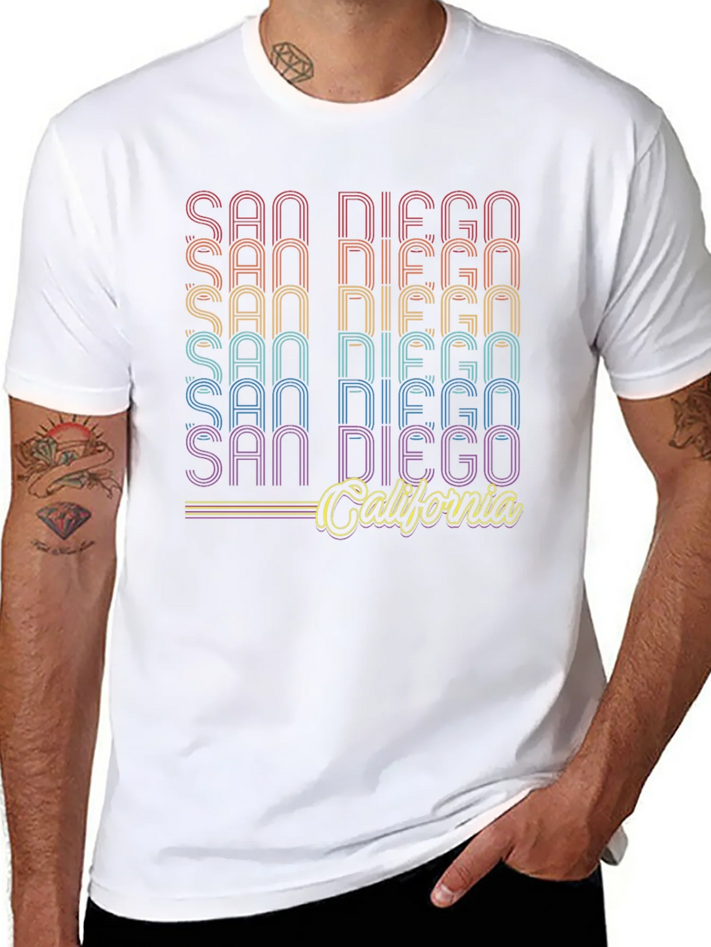 San Diego California Graphic T-Shirt product image 7