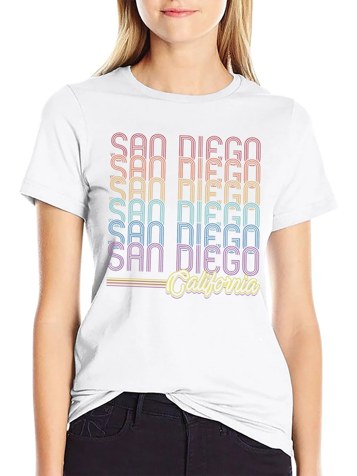 San Diego California Graphic T-Shirt product image 8