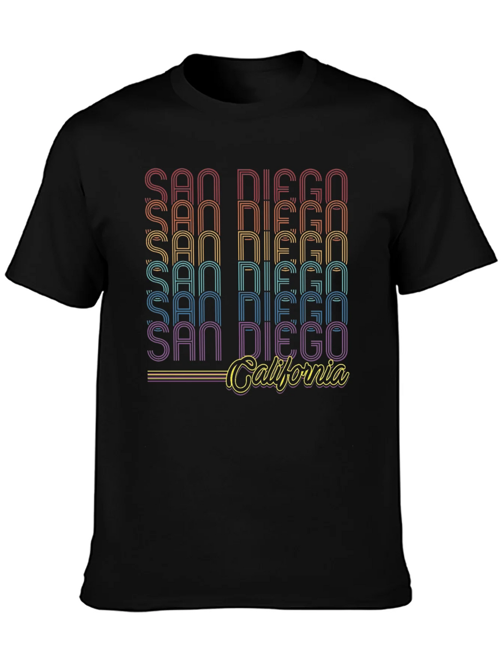 San Diego California Graphic T-Shirt product image 3