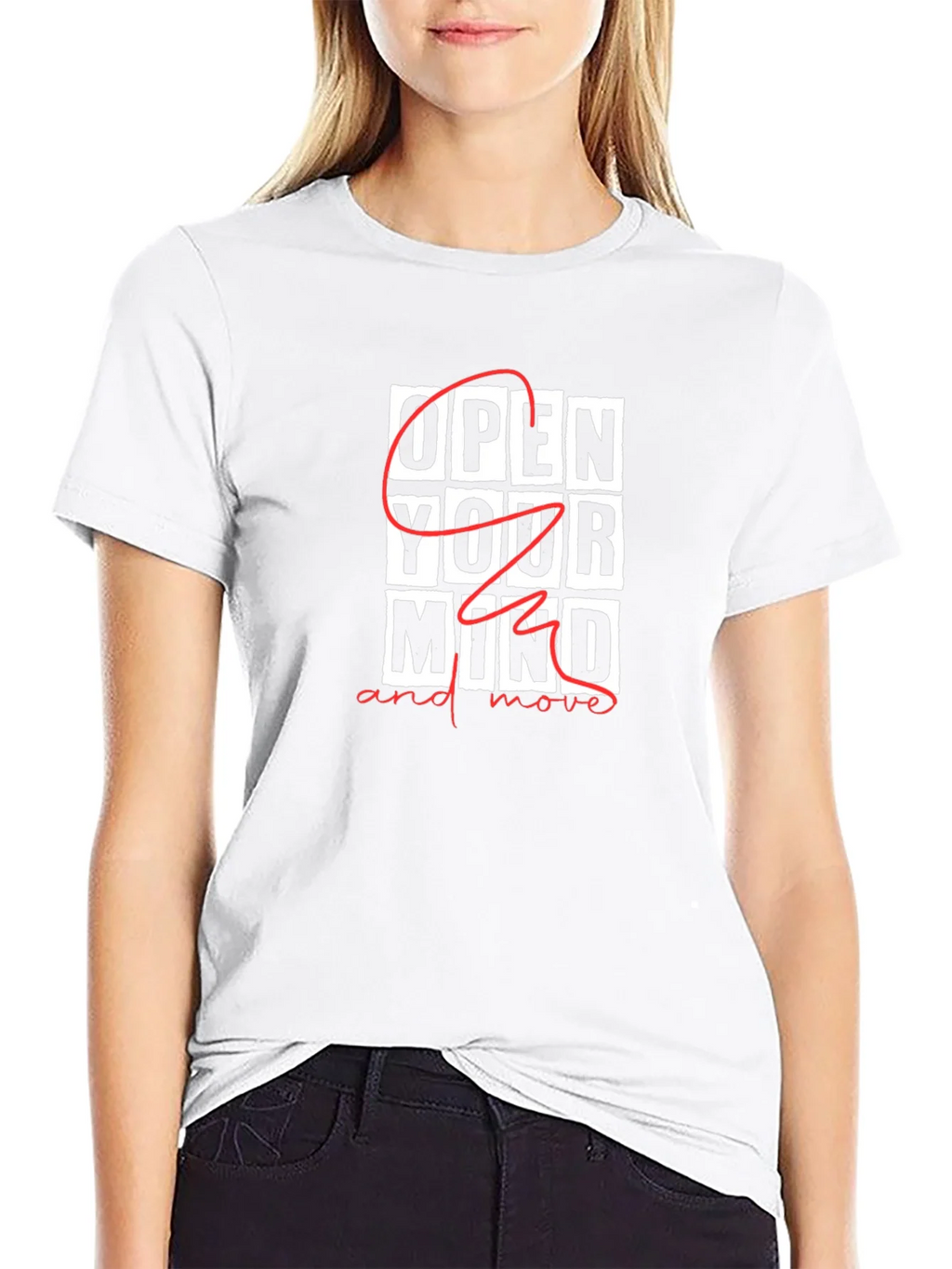 Open Your Mind Graphic Print Black T-Shirt product image 8