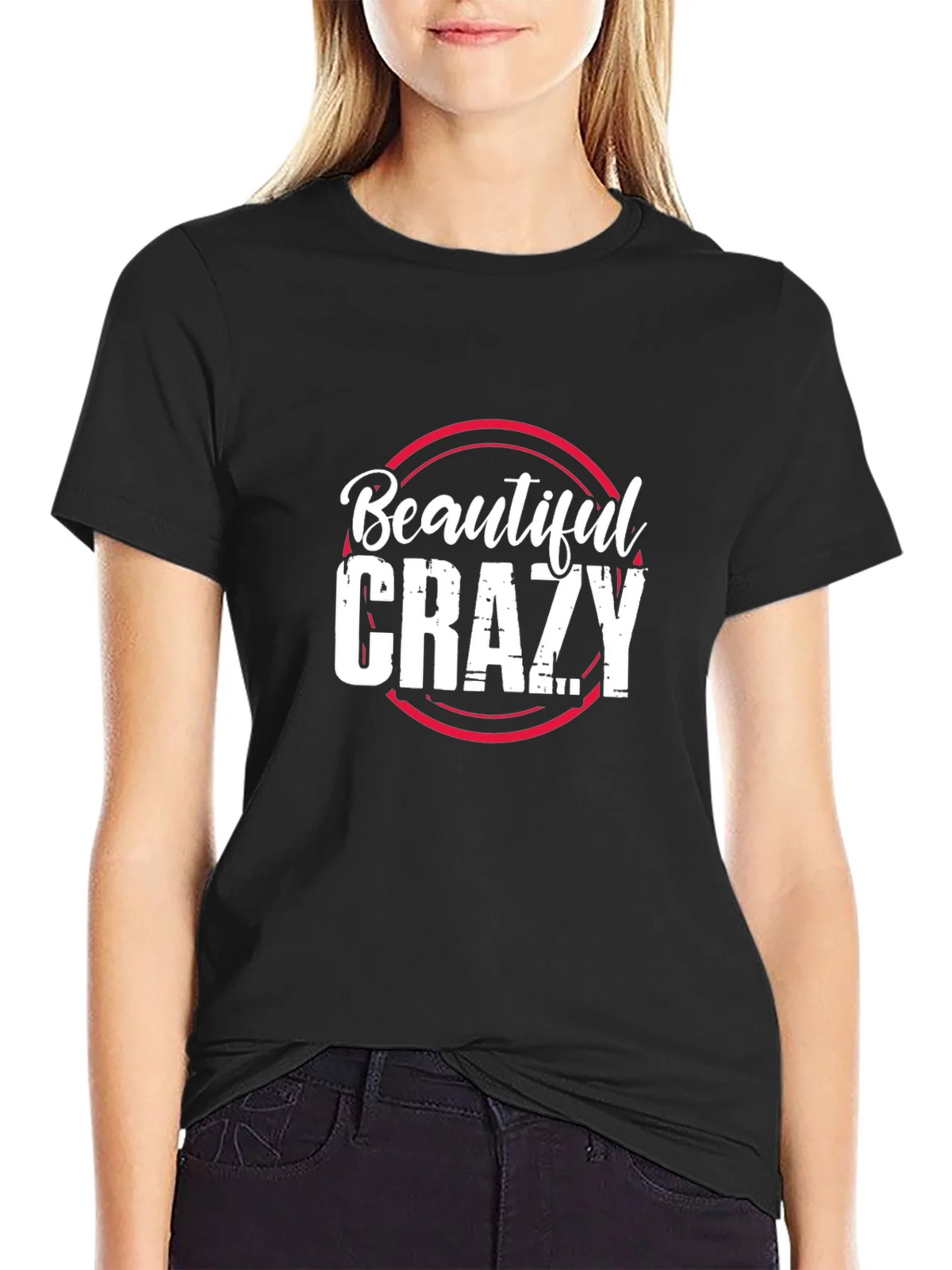 Beautiful Crazy Graphic Tee - Trendy Unisex T-Shirt product image 2