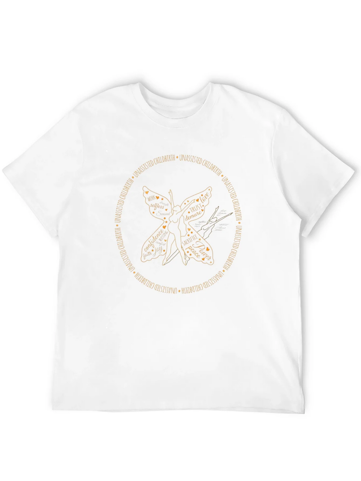 Unassisted Childbirth Butterfly Graphic T-Shirt product image 11