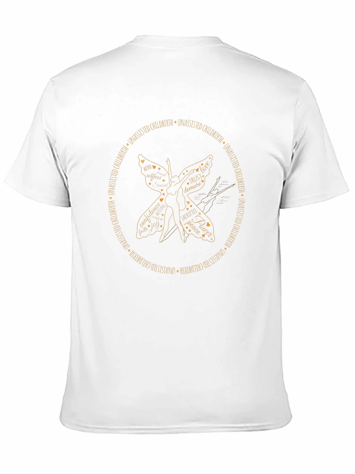Unassisted Childbirth Butterfly Graphic T-Shirt product image 10