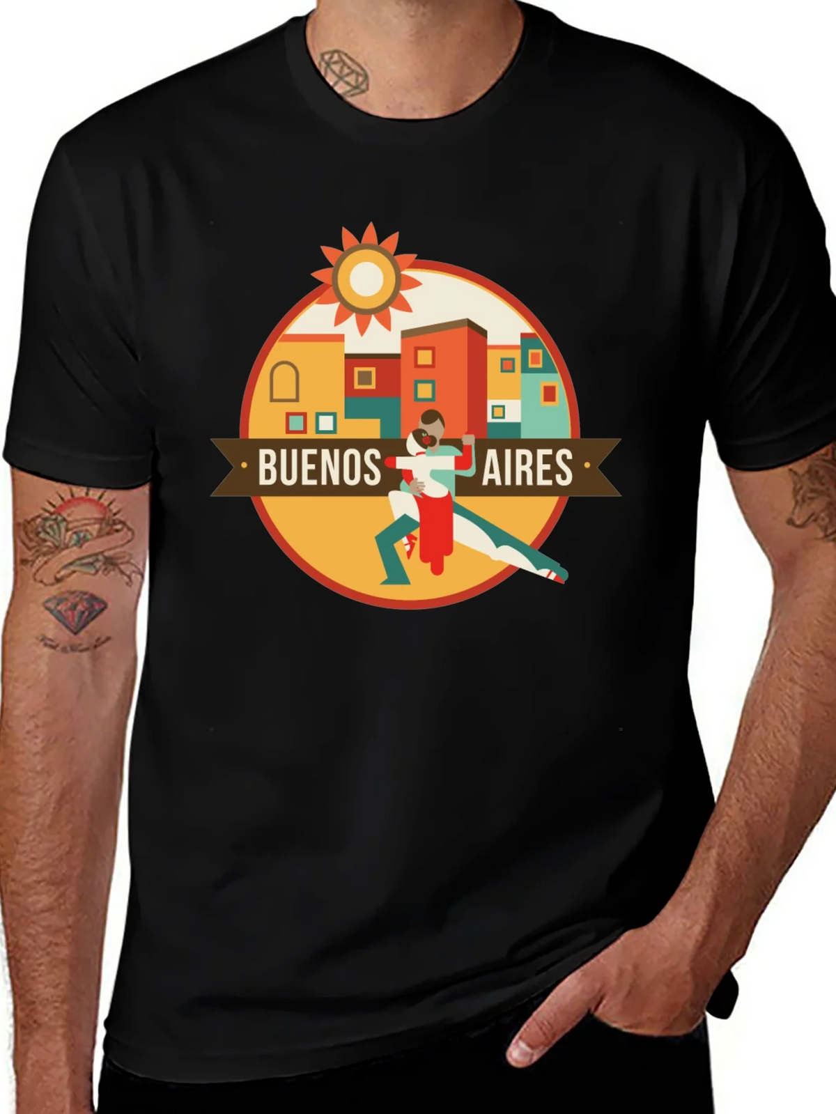 Buenos Aires Tango T-Shirt - Graphic Tee for Dance Lovers product image 1