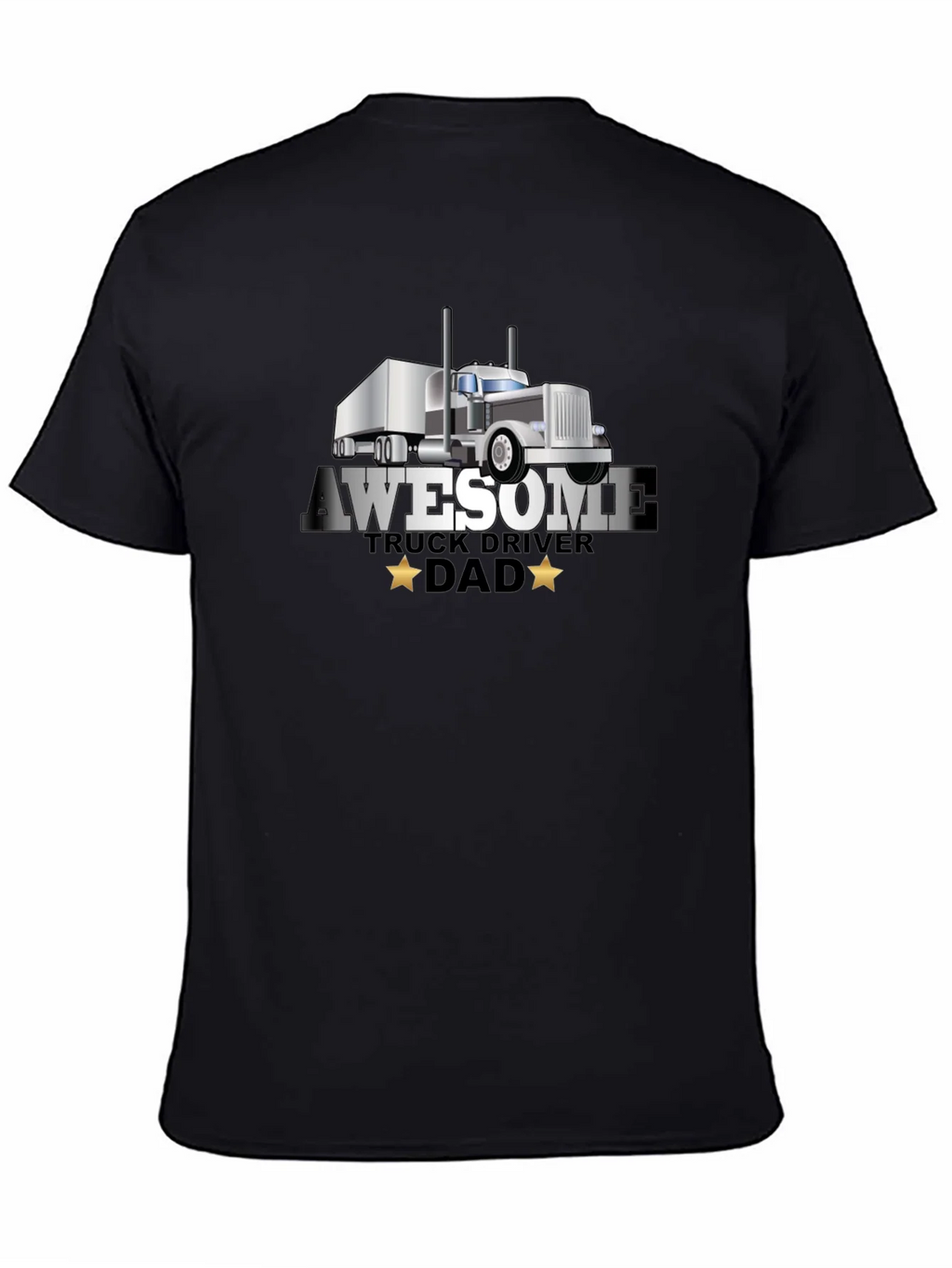 Awesome Truck Driver Dad T-Shirt product image 4