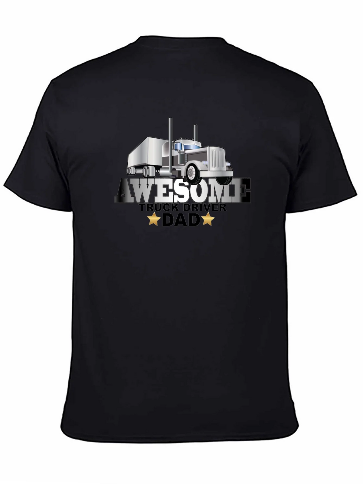 Awesome Truck Driver Dad T-Shirt product image 4