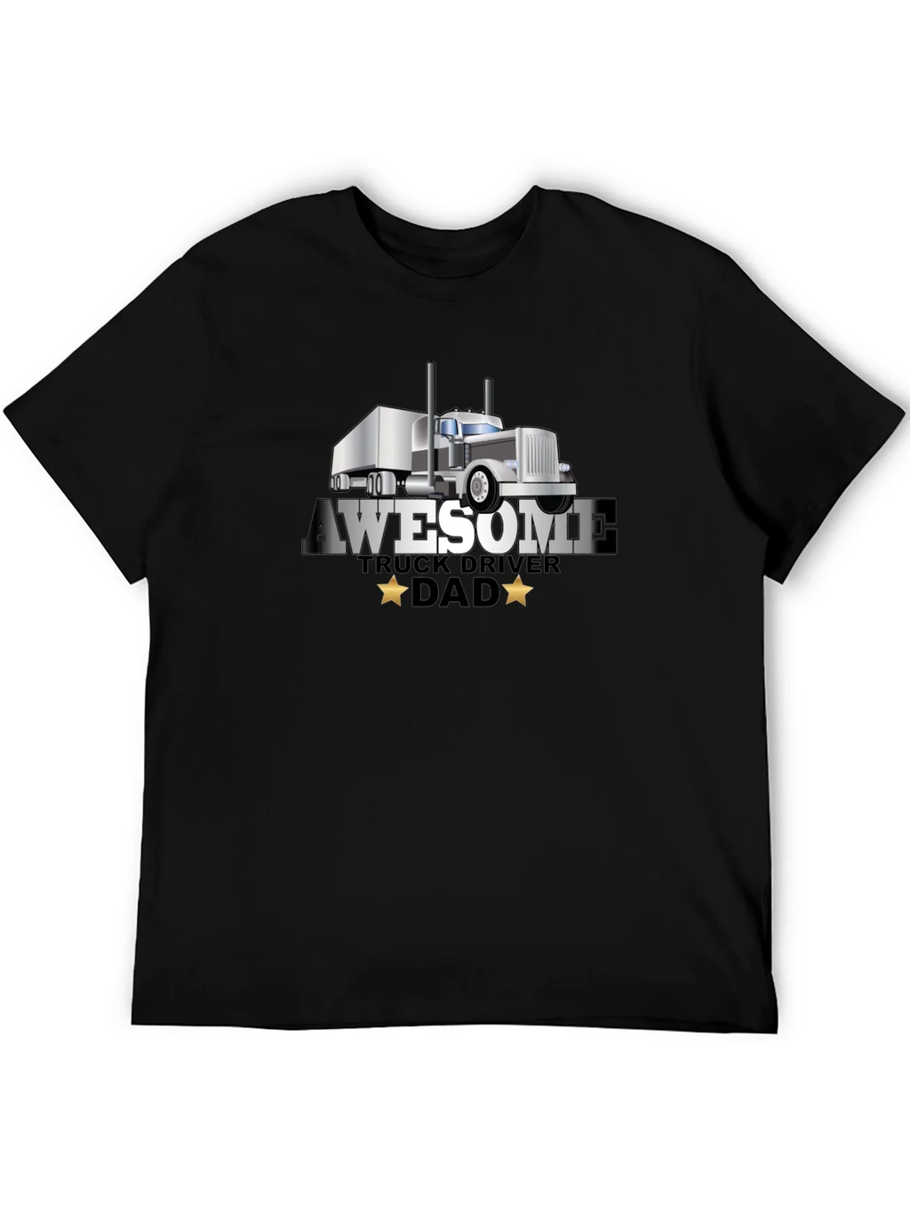 Awesome Truck Driver Dad T-Shirt product image 5