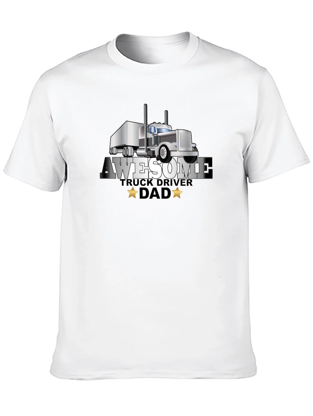 Awesome Truck Driver Dad T-Shirt product image 9