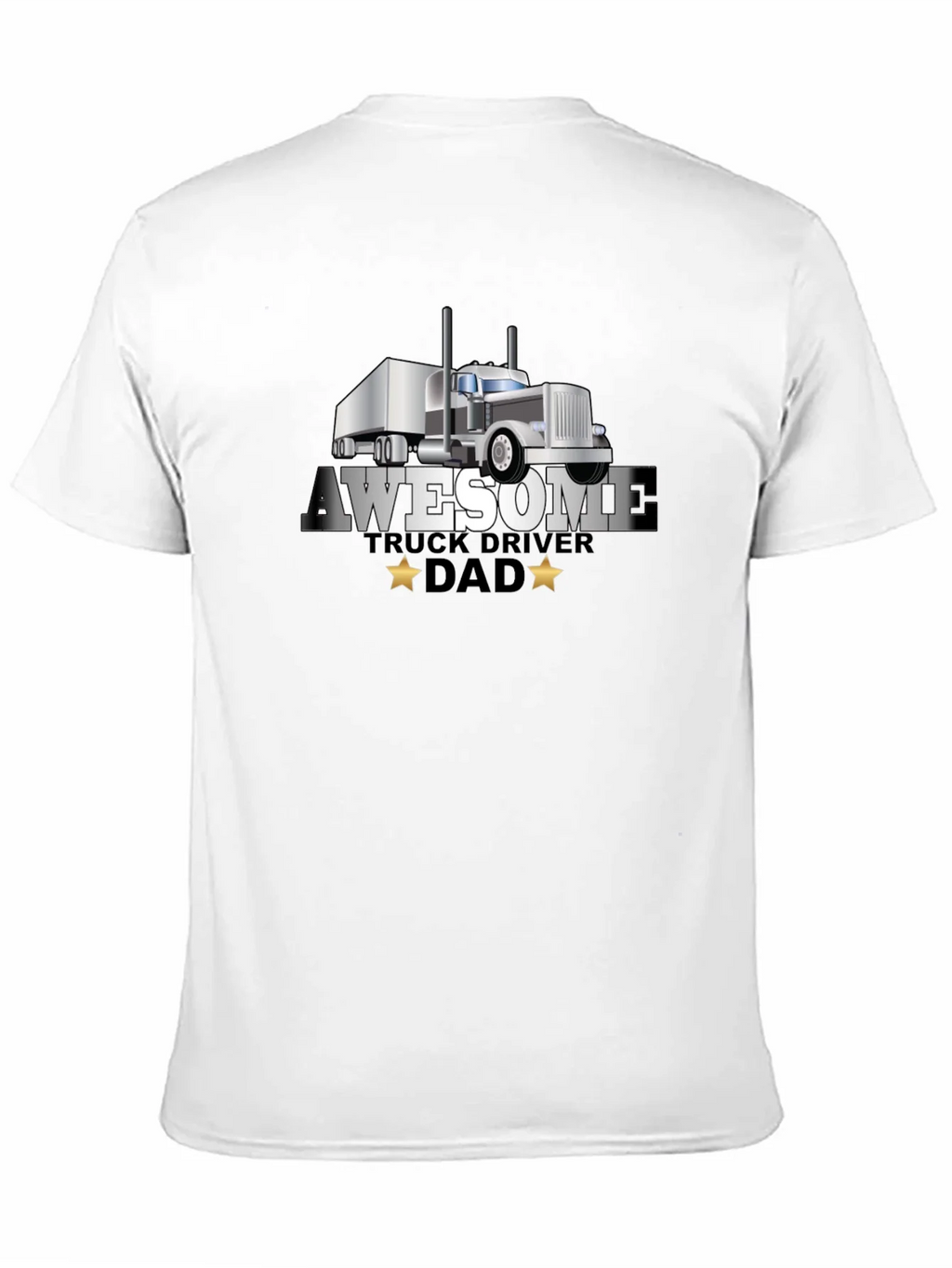 Awesome Truck Driver Dad T-Shirt product image 10