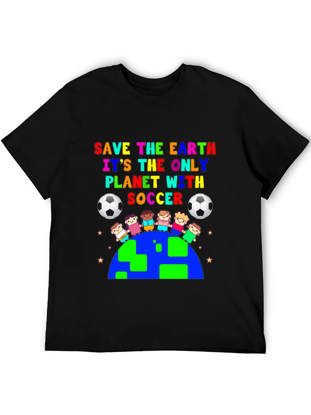 Save the Earth Soccer Graphic Tee product image 5