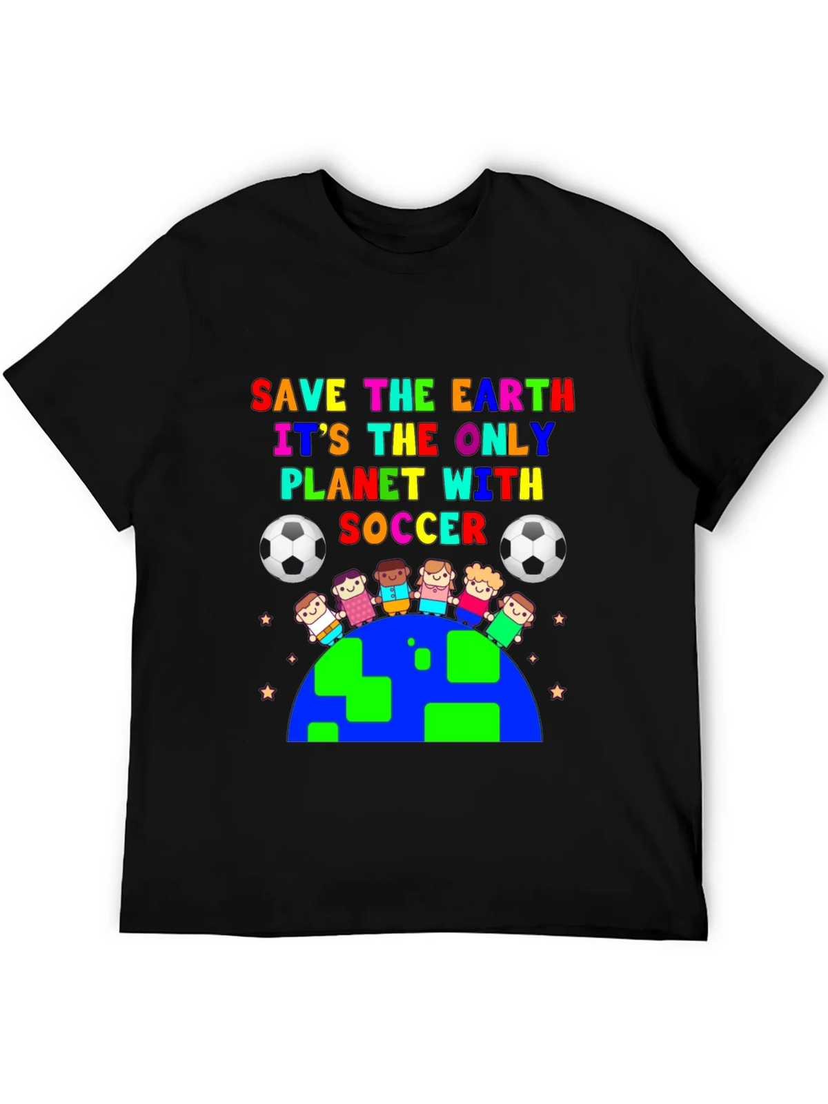 Save the Earth Soccer Graphic Tee product image 5
