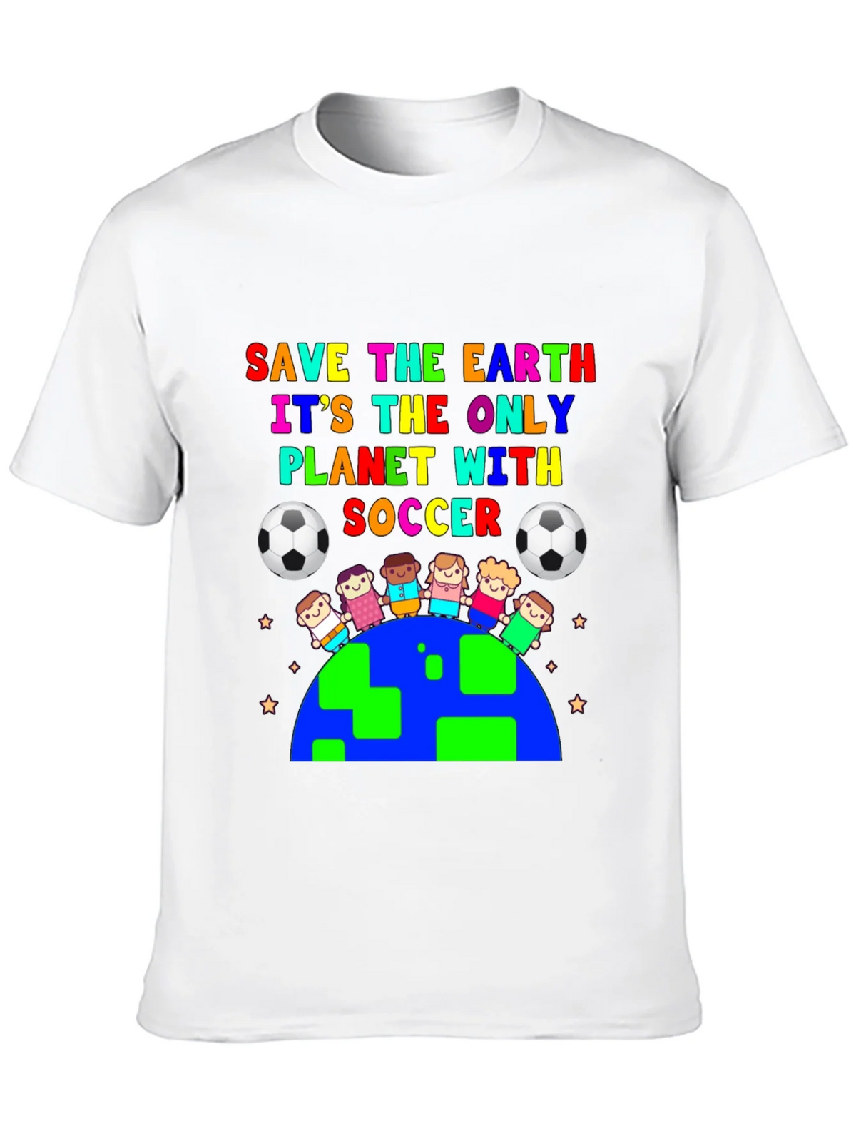 Save the Earth Soccer Graphic Tee product image 9