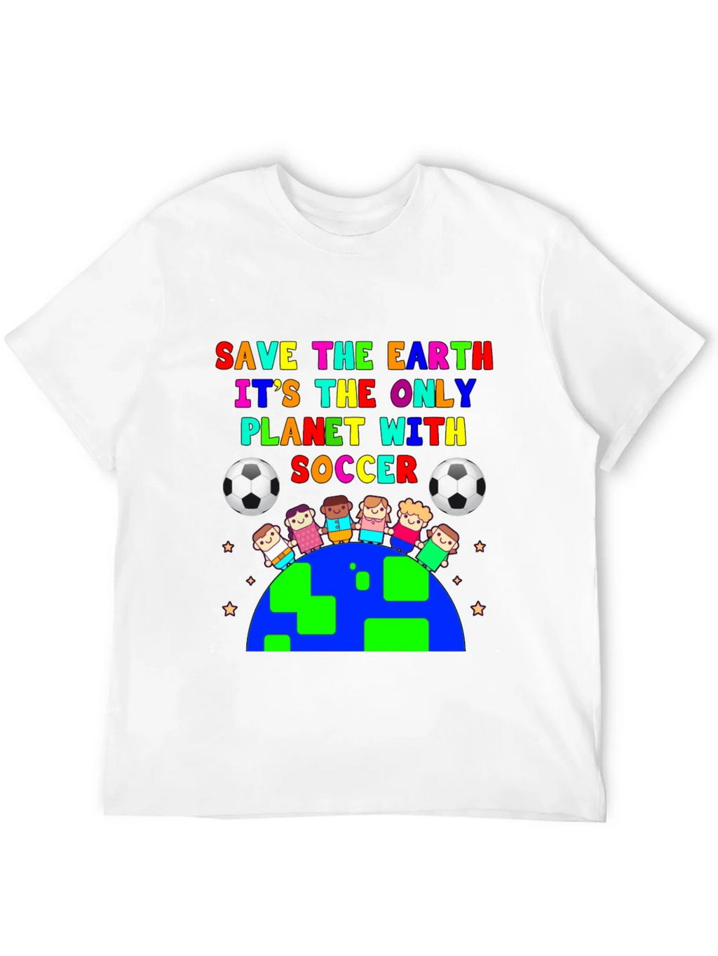Save the Earth Soccer Graphic Tee product image 11