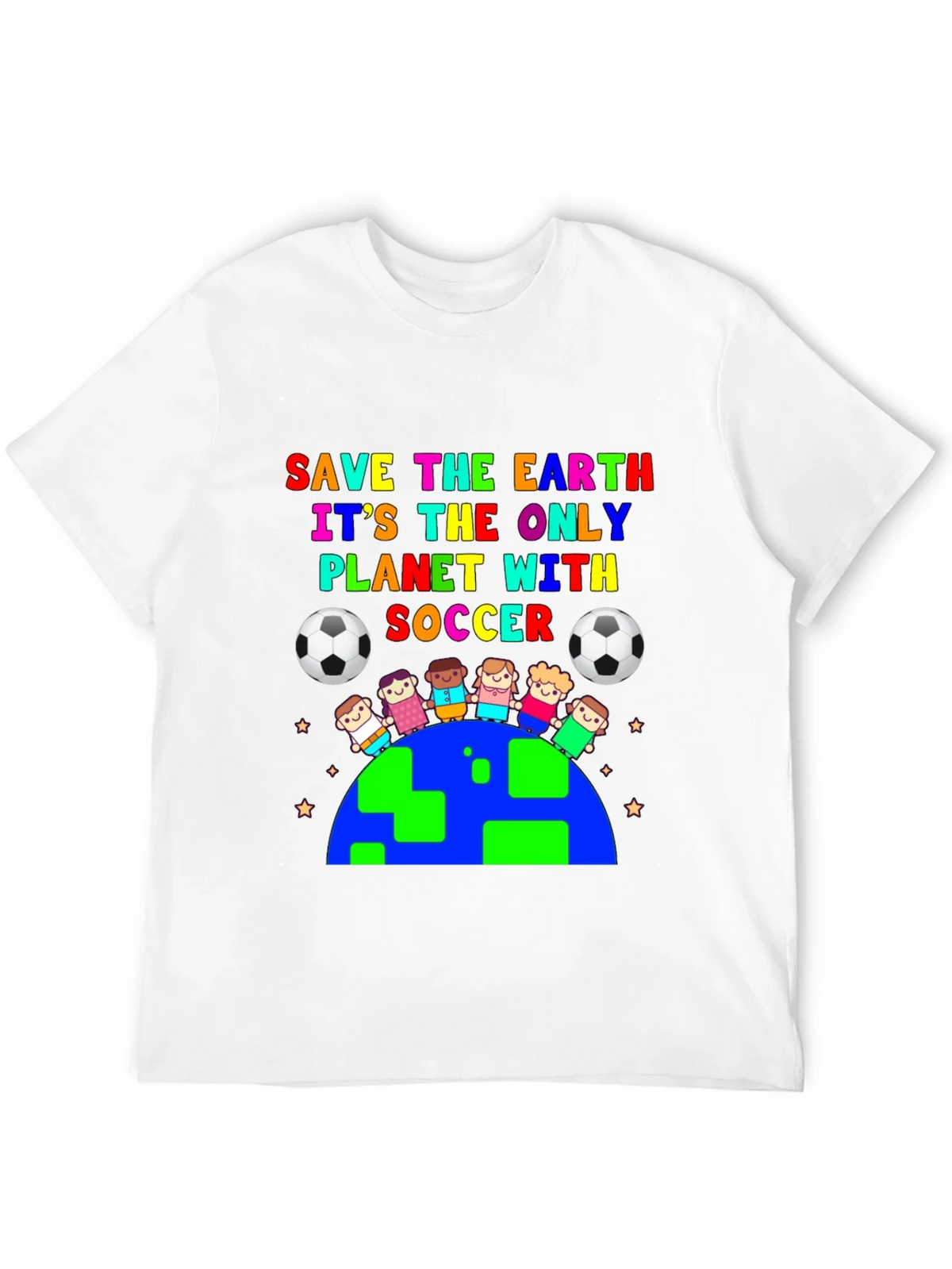Save the Earth Soccer Graphic Tee product image 11