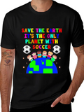 Save the Earth Soccer Graphic Tee product image 1