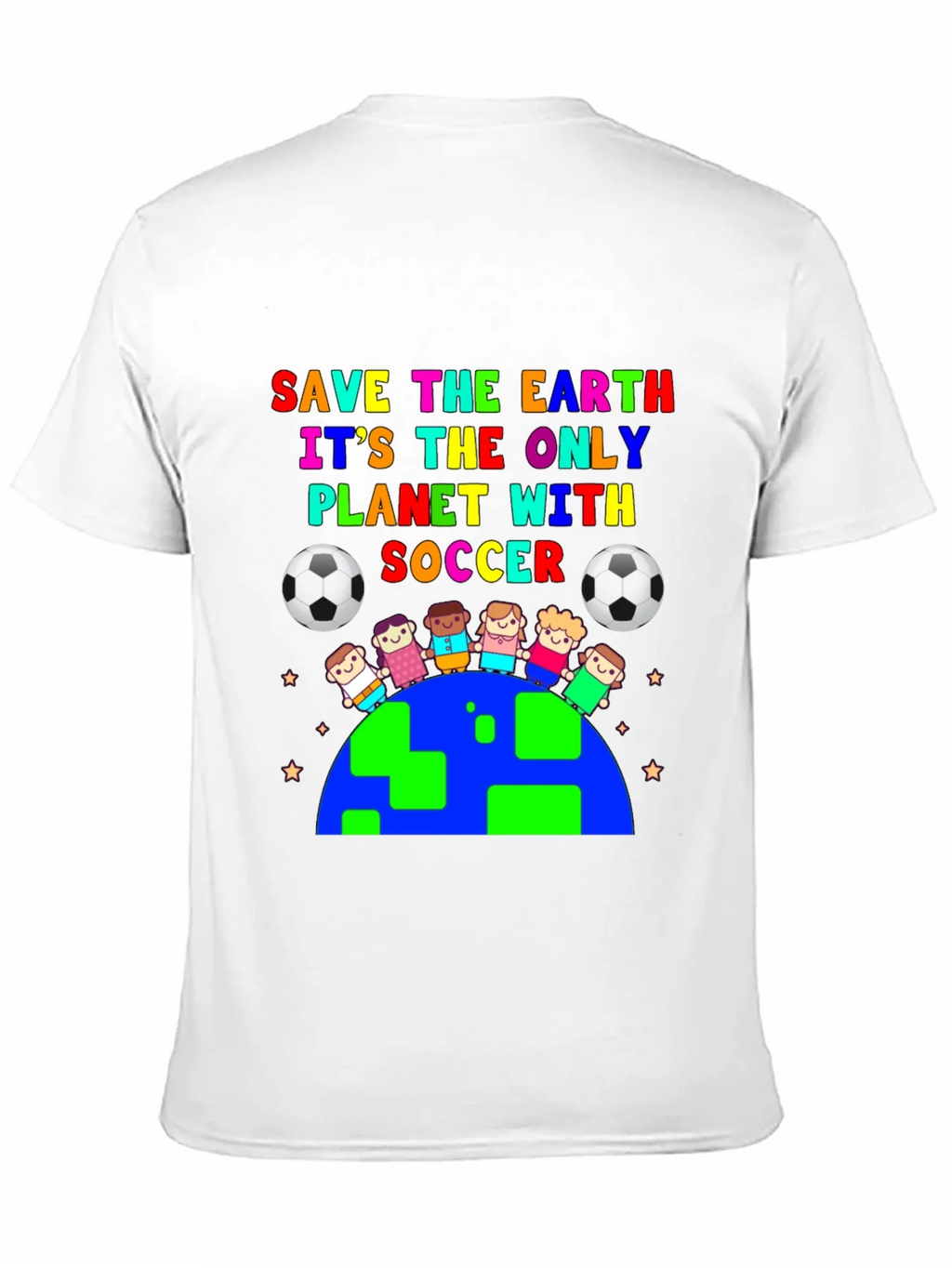 Save the Earth Soccer Graphic Tee product image 10