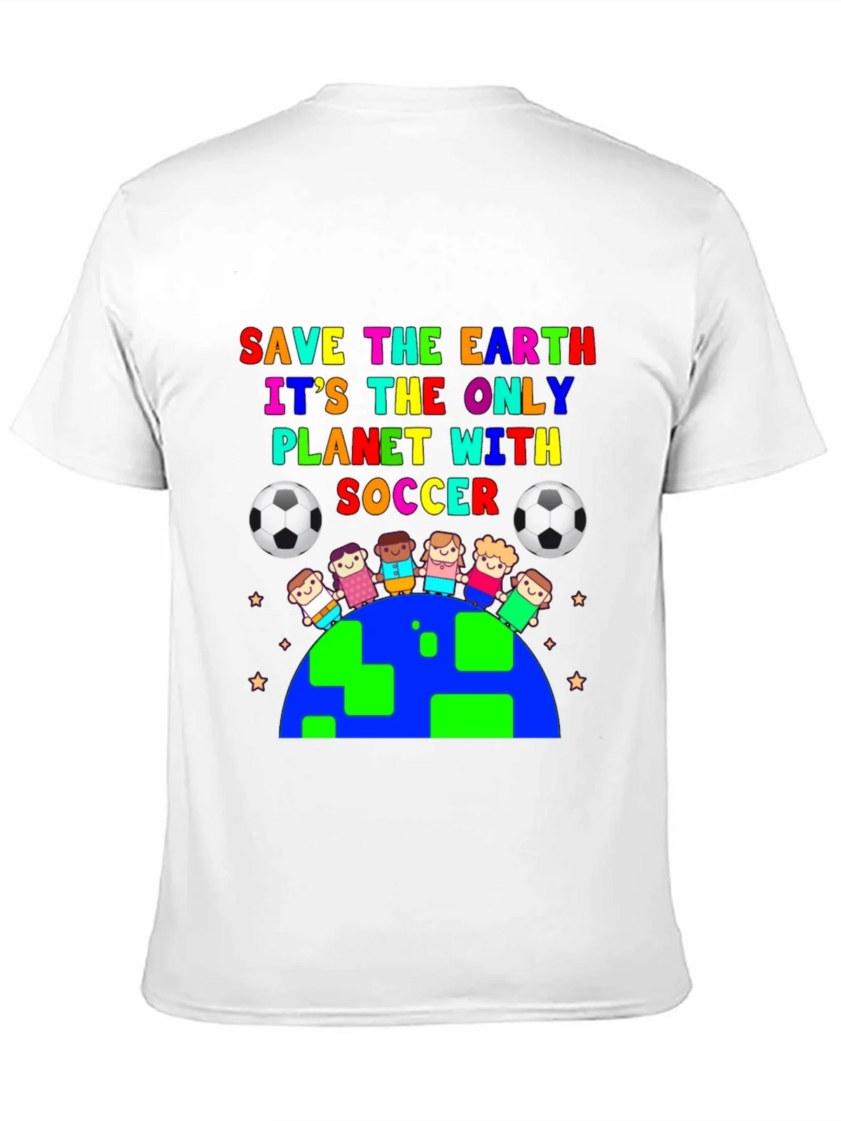 Save the Earth Soccer Graphic Tee product image 10