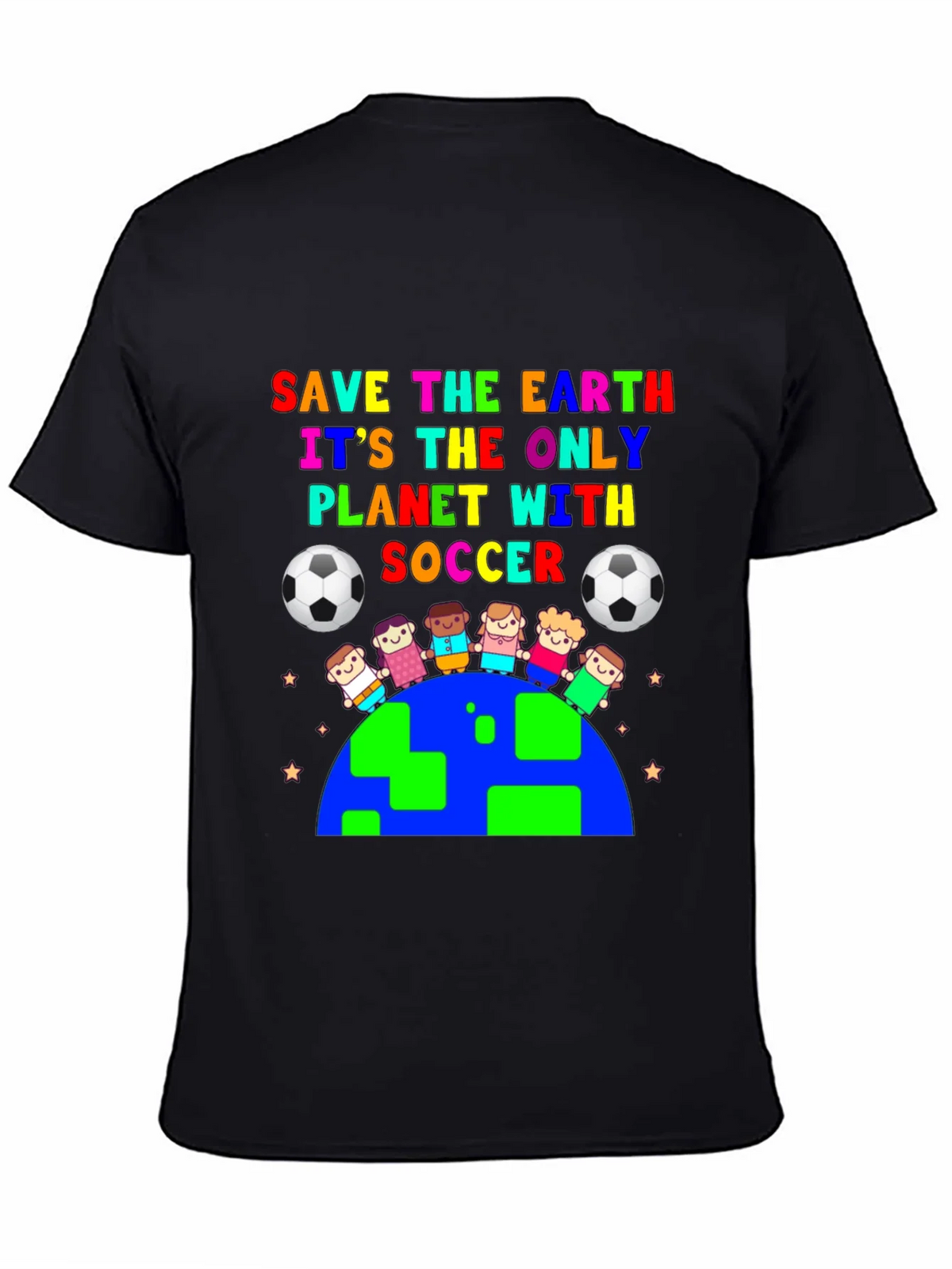 Save the Earth Soccer Graphic Tee product image 4