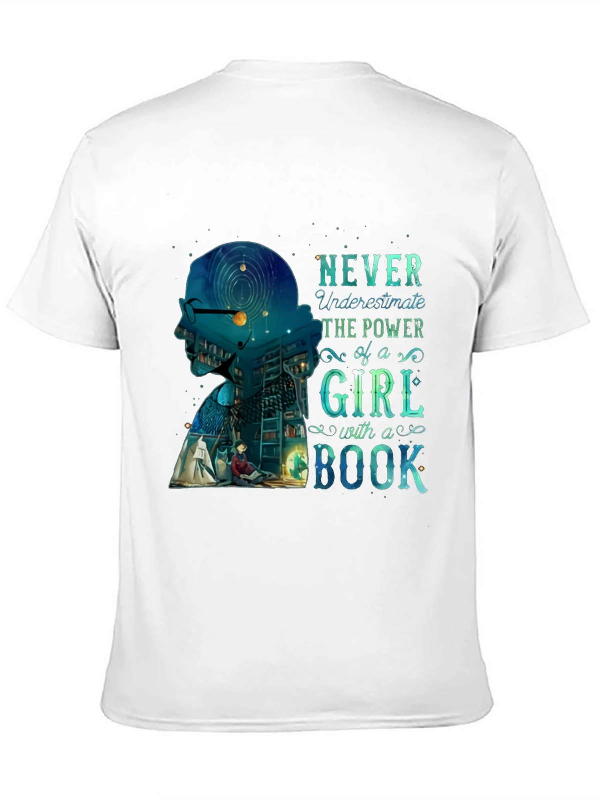 Empowered Girl Bookworm Graphic Tee product image 10