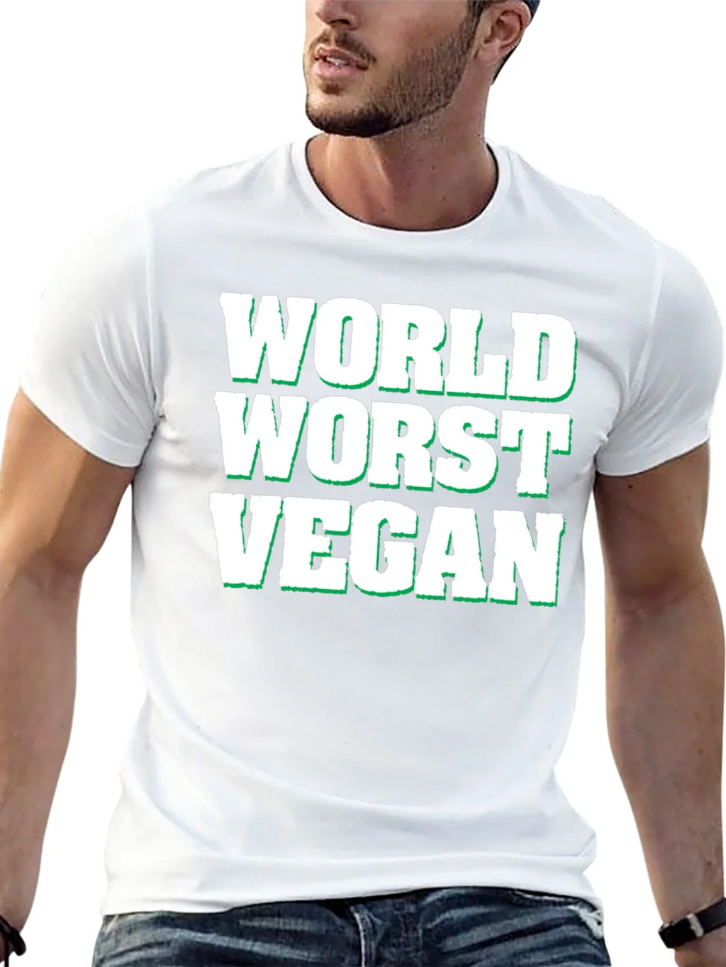 Worlds Worst Vegan T-Shirt - Funny Novelty Tee product image 12