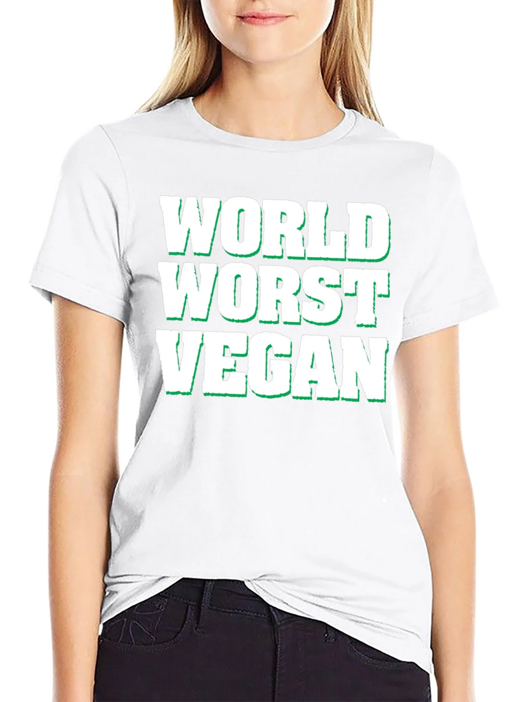 Worlds Worst Vegan T-Shirt - Funny Novelty Tee product image 8