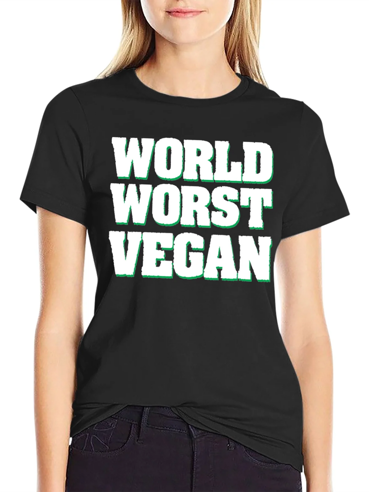 Worlds Worst Vegan T-Shirt - Funny Novelty Tee product image 2