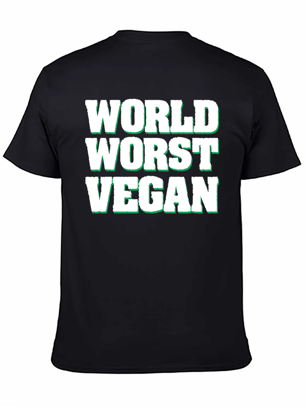Worlds Worst Vegan T-Shirt - Funny Novelty Tee product image 4