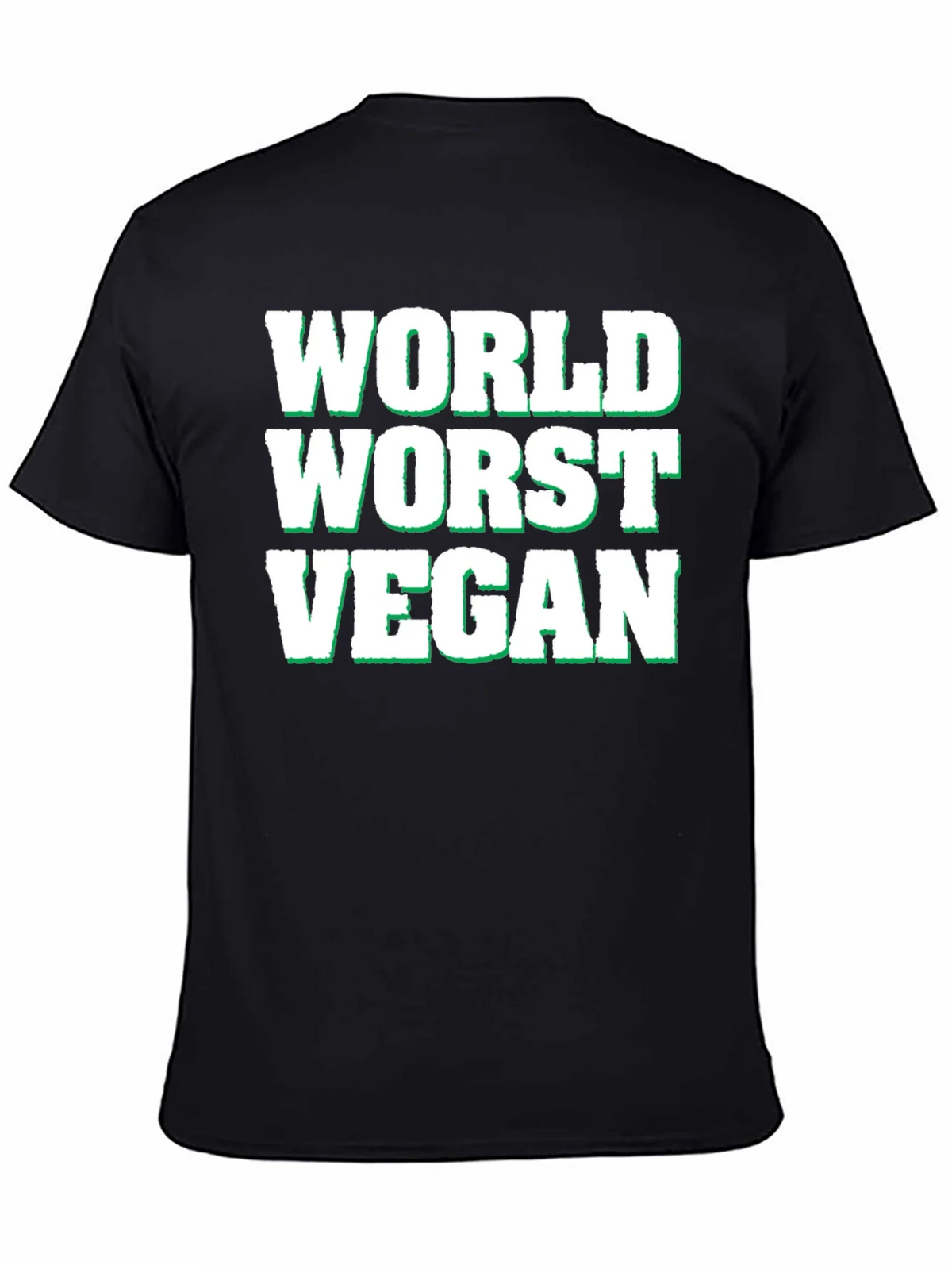 Worlds Worst Vegan T-Shirt - Funny Novelty Tee product image 4