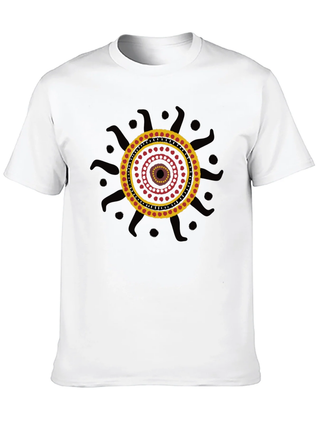 Aboriginal Art Black T-Shirt product image 9