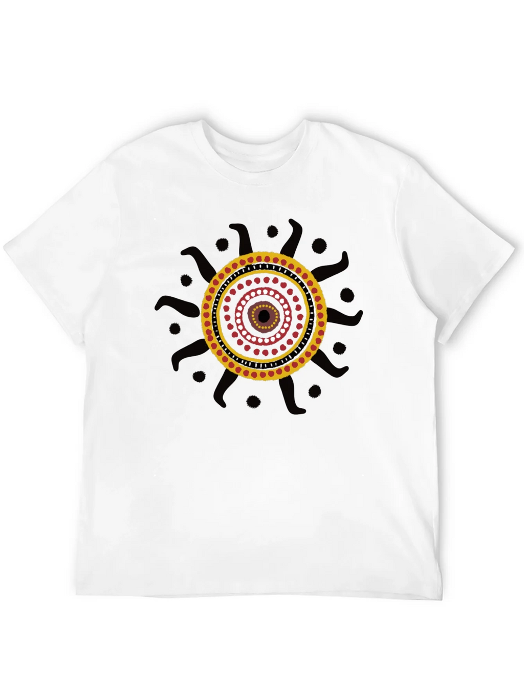 Aboriginal Art Black T-Shirt product image 11