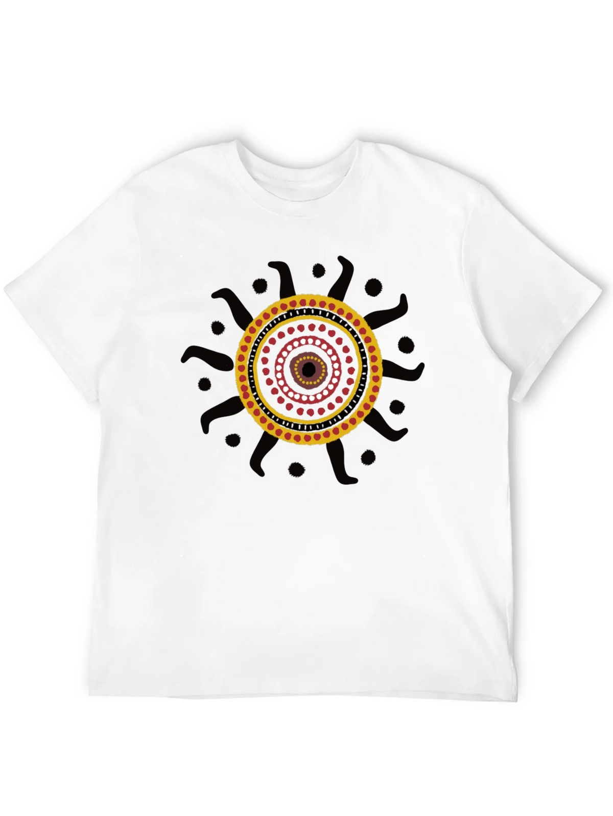 Aboriginal Art Black T-Shirt product image 11