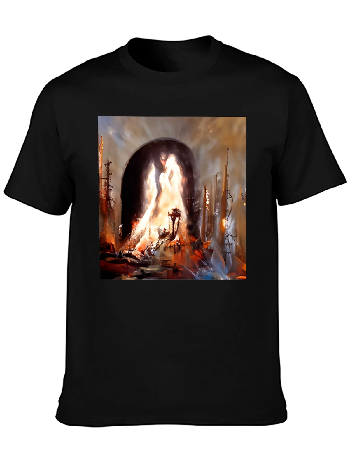 Inferno Portal Black Graphic Tee product image 3