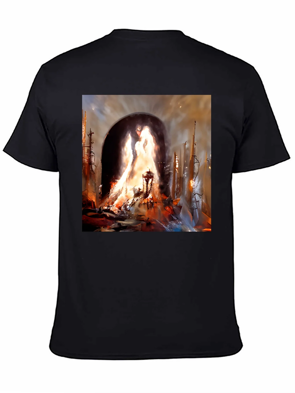 Inferno Portal Black Graphic Tee product image 4