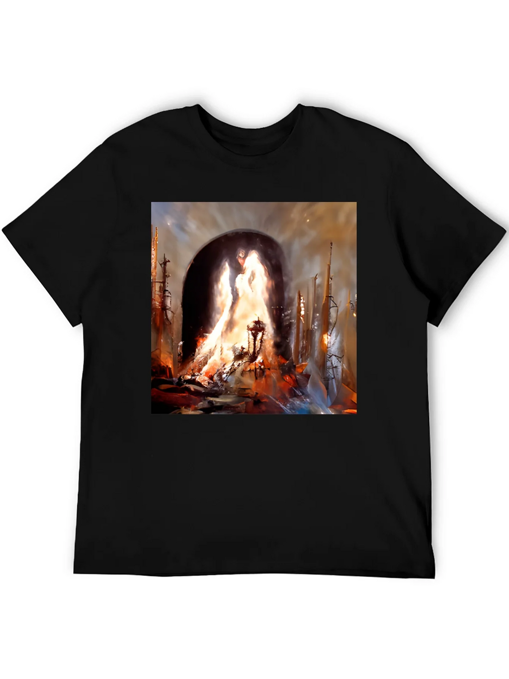 Inferno Portal Black Graphic Tee product image 5