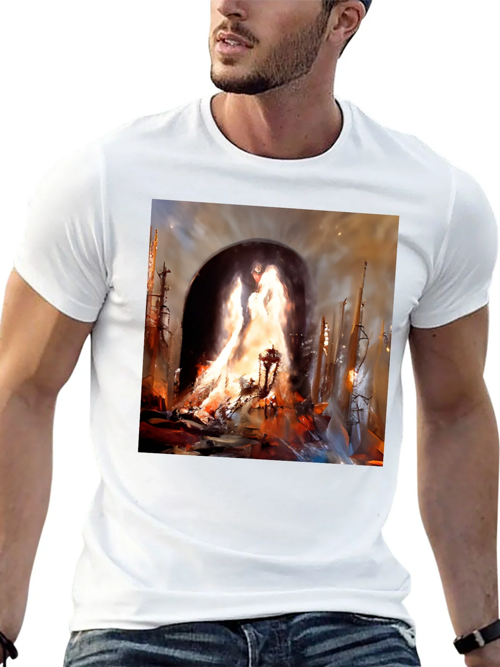Inferno Portal Black Graphic Tee product image 12