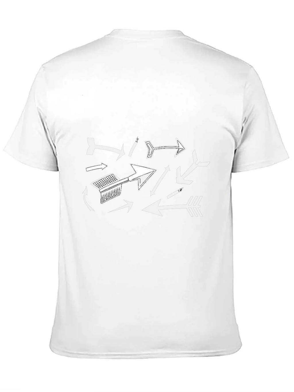 Arrow Graphic Print Black T-Shirt product image 10