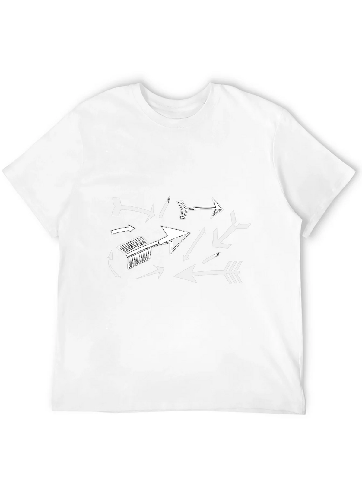 Arrow Graphic Print Black T-Shirt product image 11