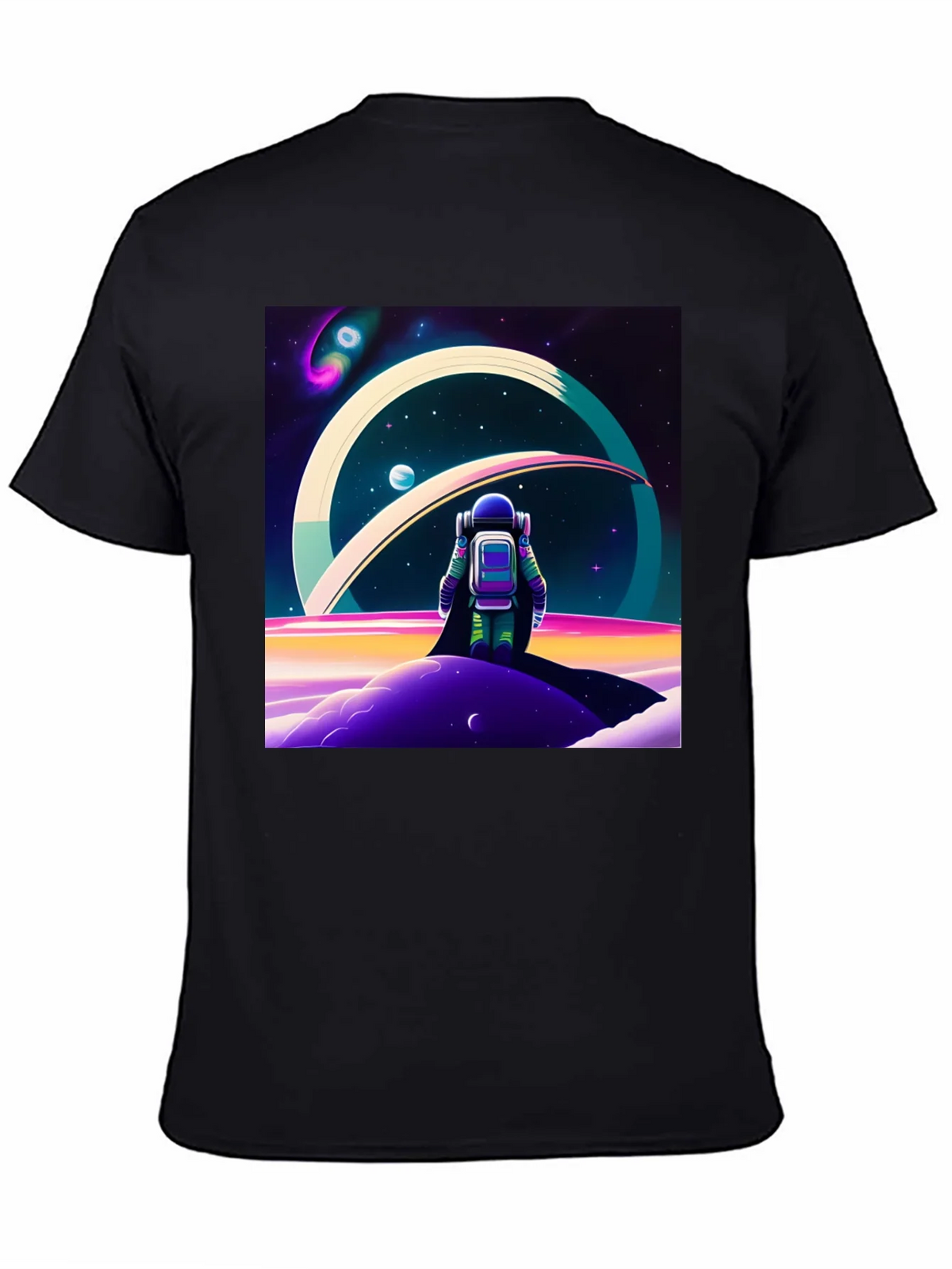 Astronaut Outer Space T-Shirt - Graphic Tee product image 4