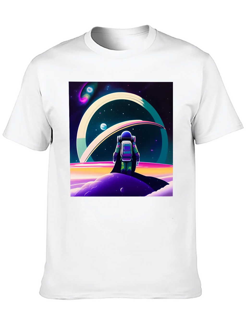 Astronaut Outer Space T-Shirt - Graphic Tee product image 9