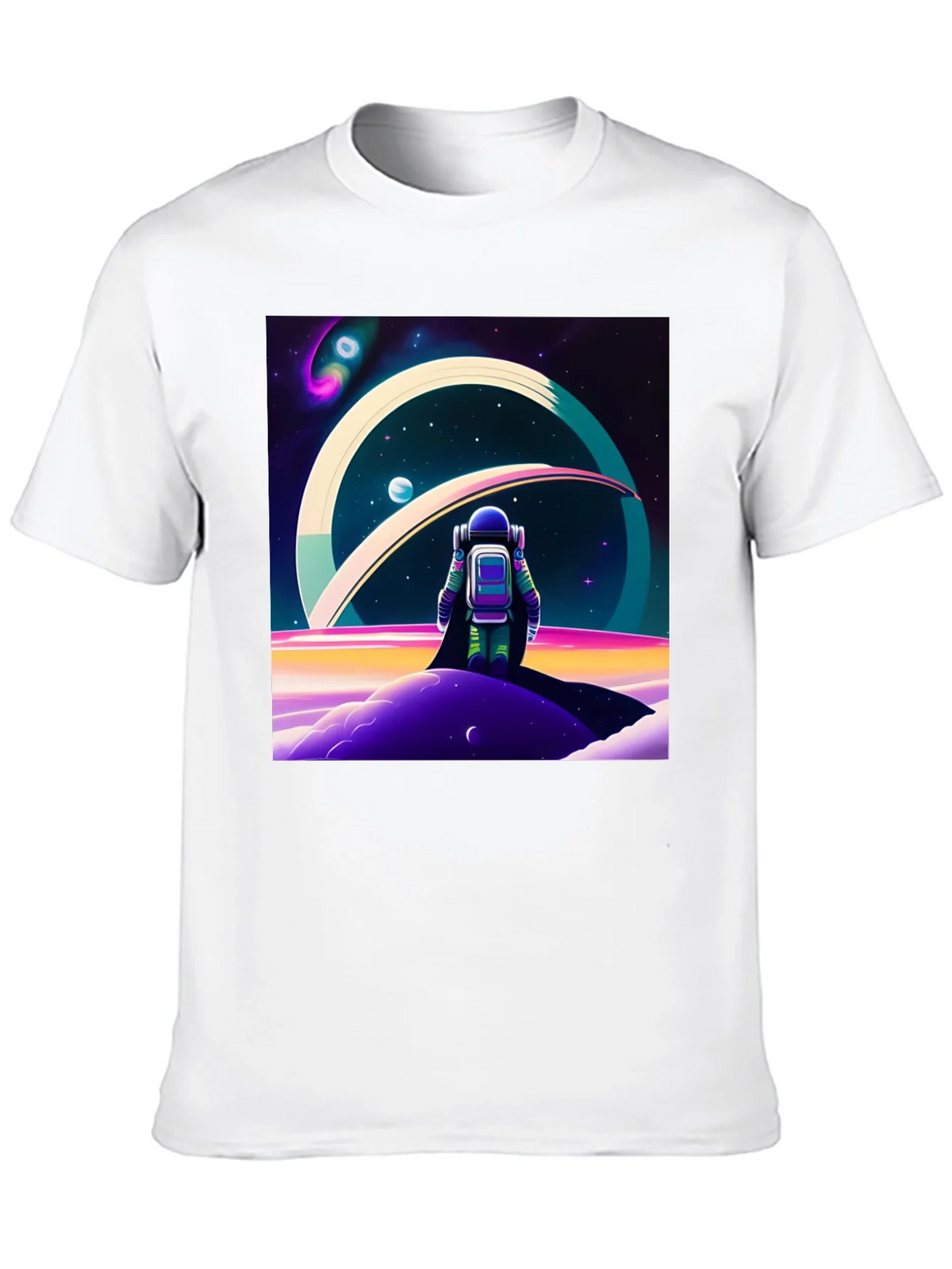Astronaut Outer Space T-Shirt - Graphic Tee product image 9