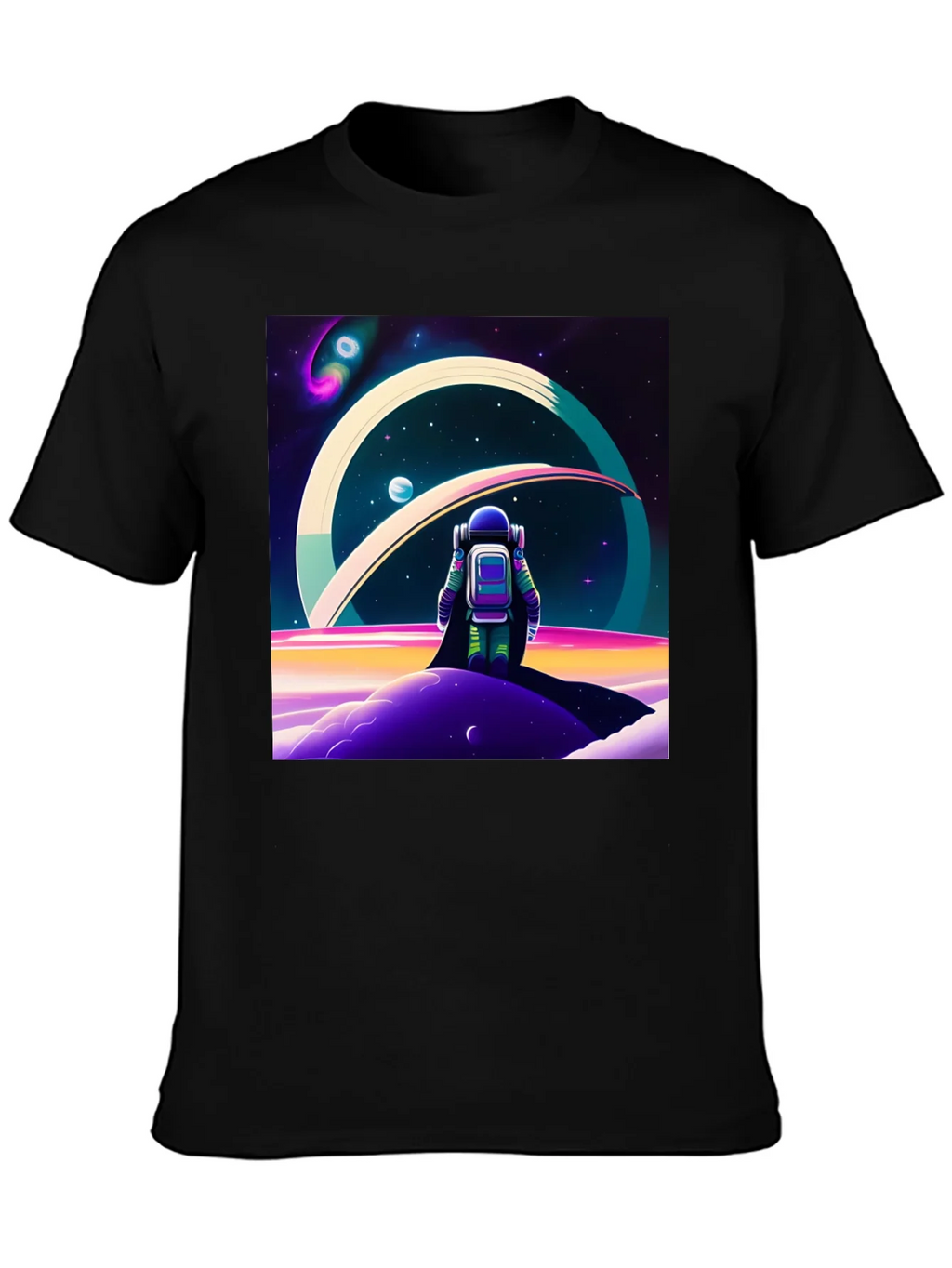 Astronaut Outer Space T-Shirt - Graphic Tee product image 3