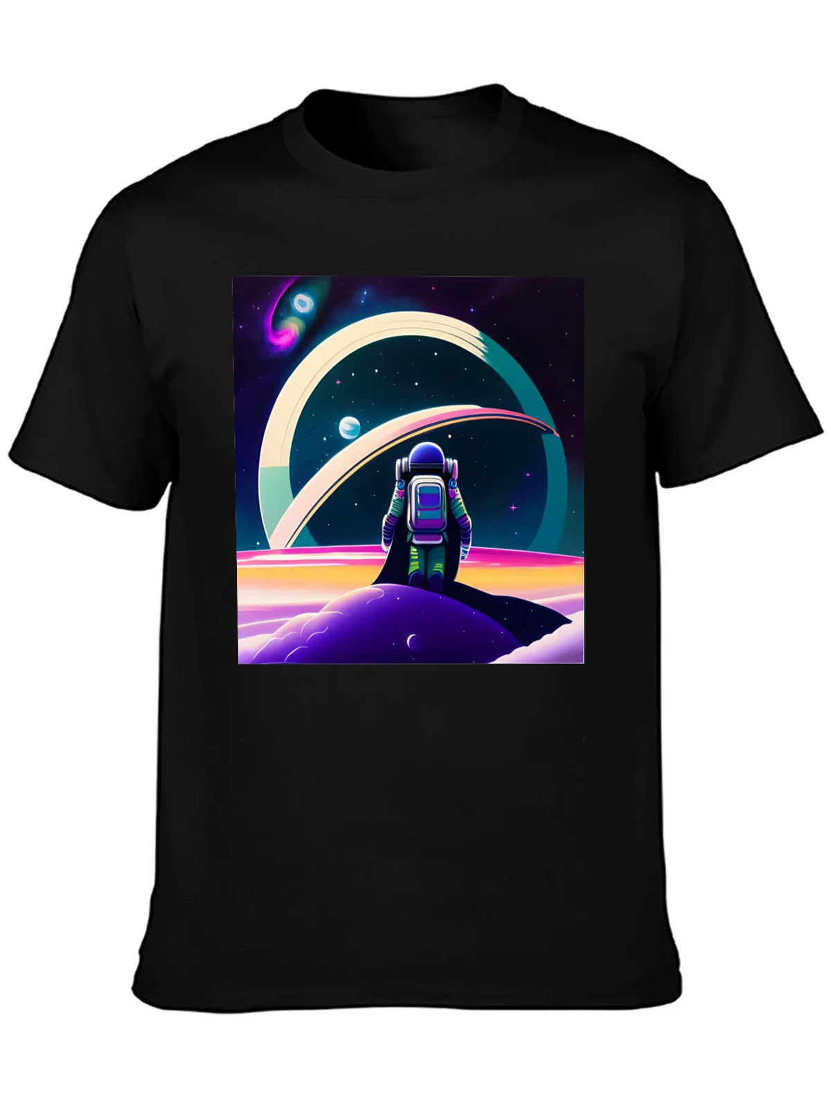 Astronaut Outer Space T-Shirt - Graphic Tee product image 3
