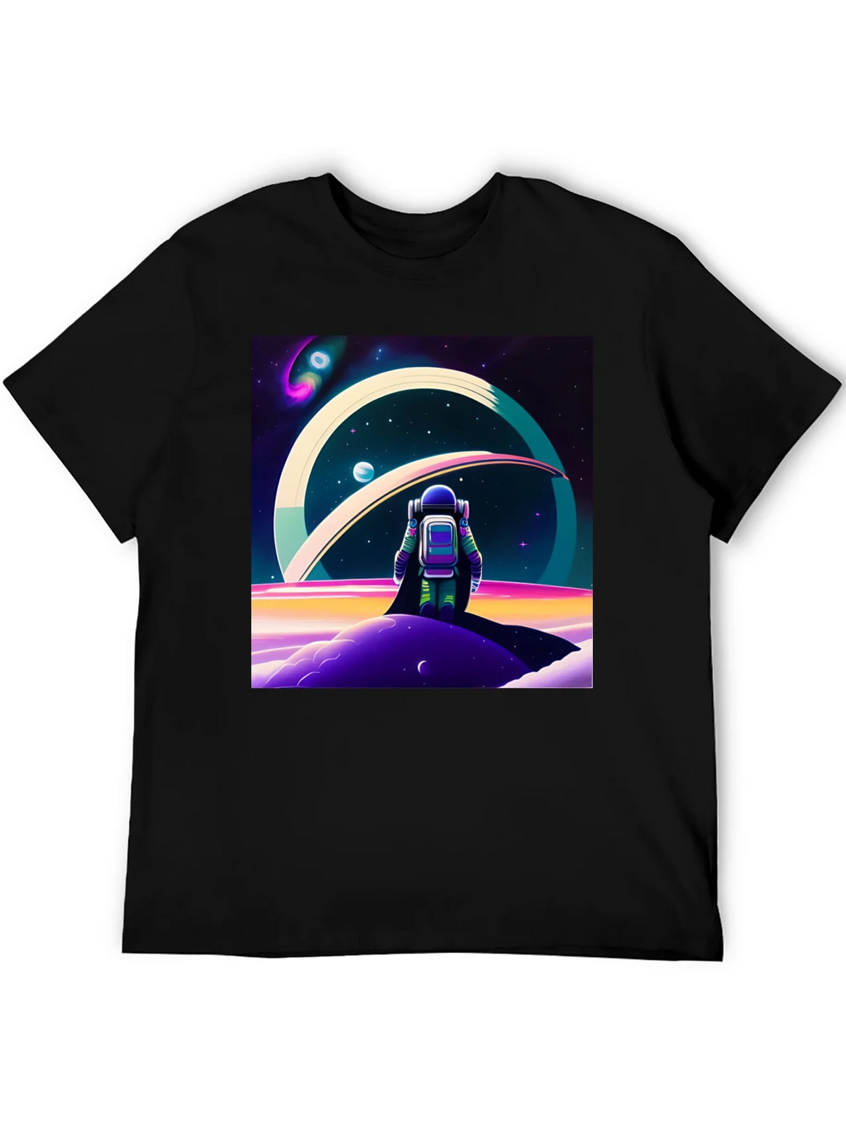 Astronaut Outer Space T-Shirt - Graphic Tee product image 5