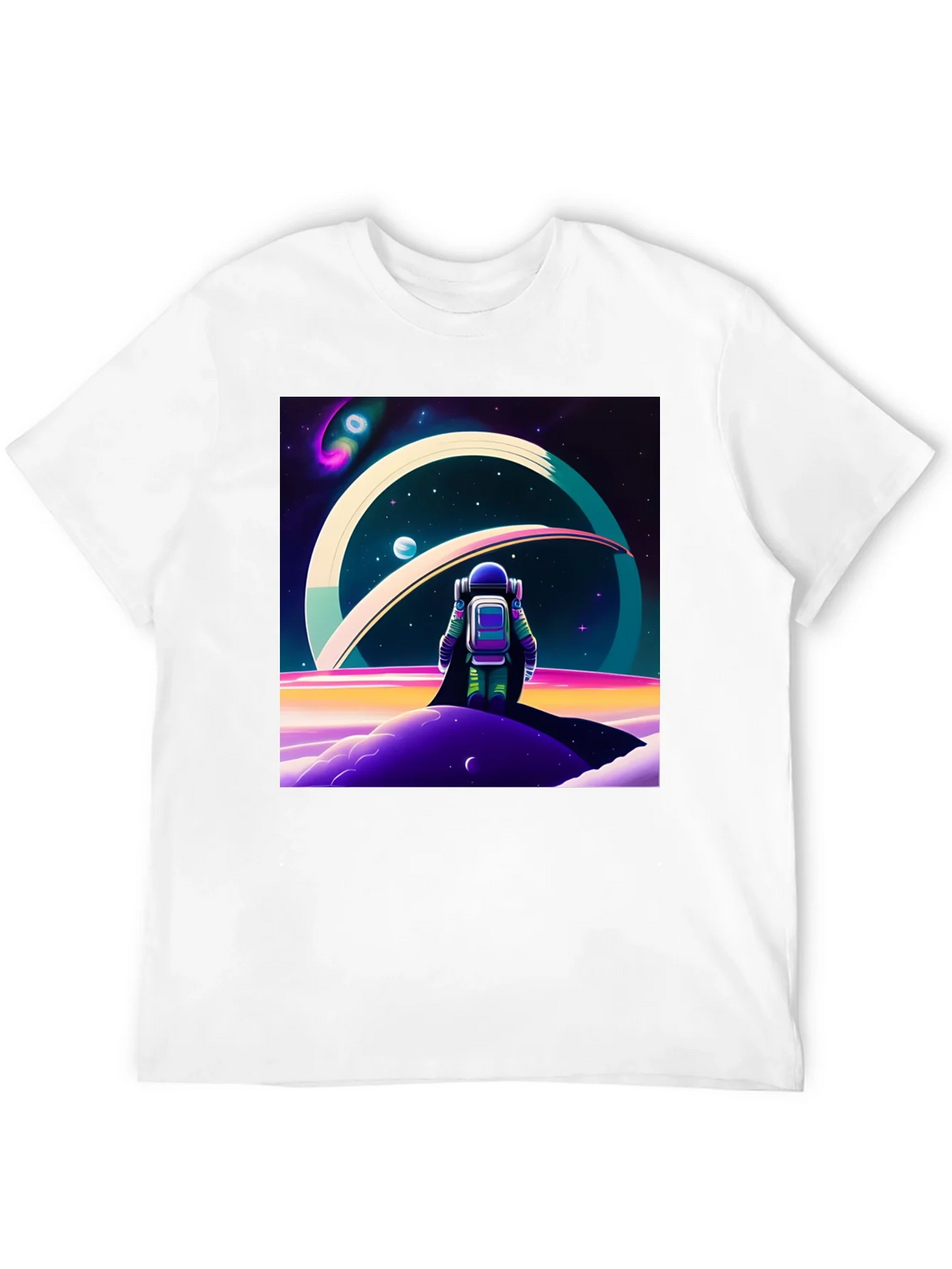 Astronaut Outer Space T-Shirt - Graphic Tee product image 11