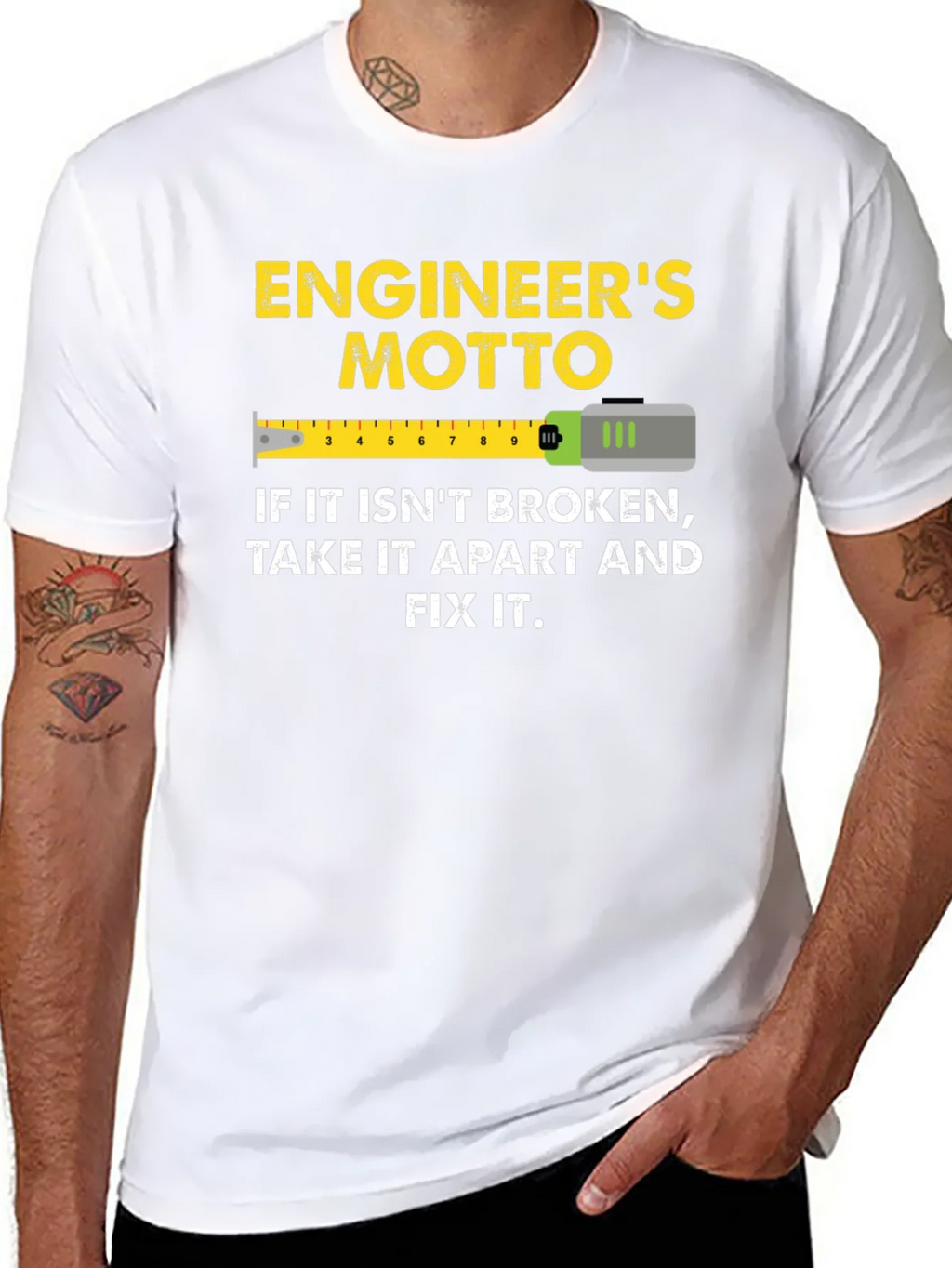 Engineers Motto Graphic T-Shirt product image 7