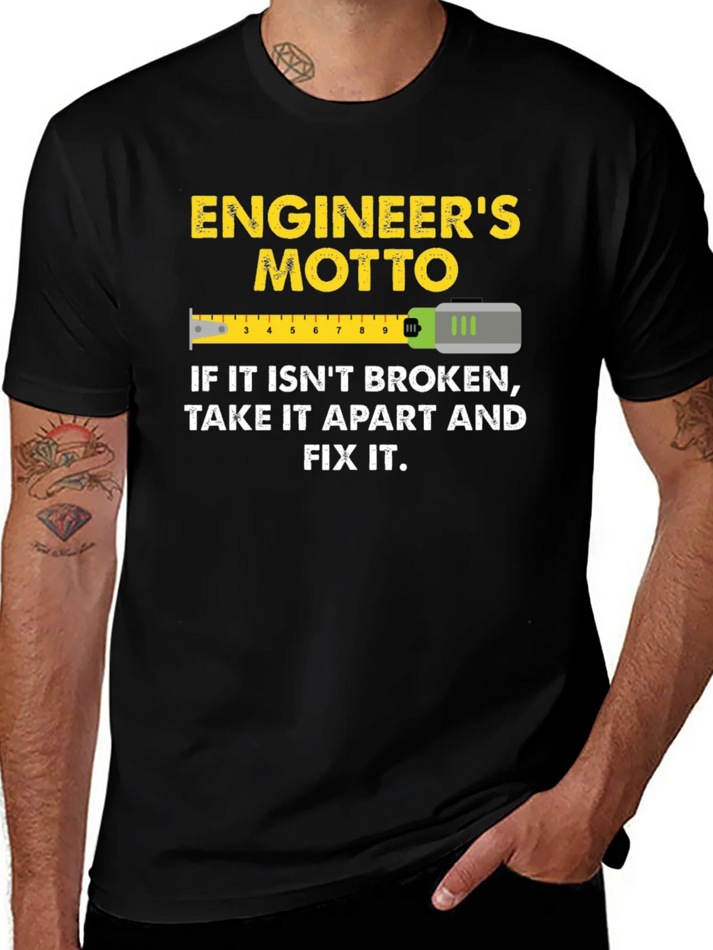 Engineers Motto Graphic T-Shirt product image 1