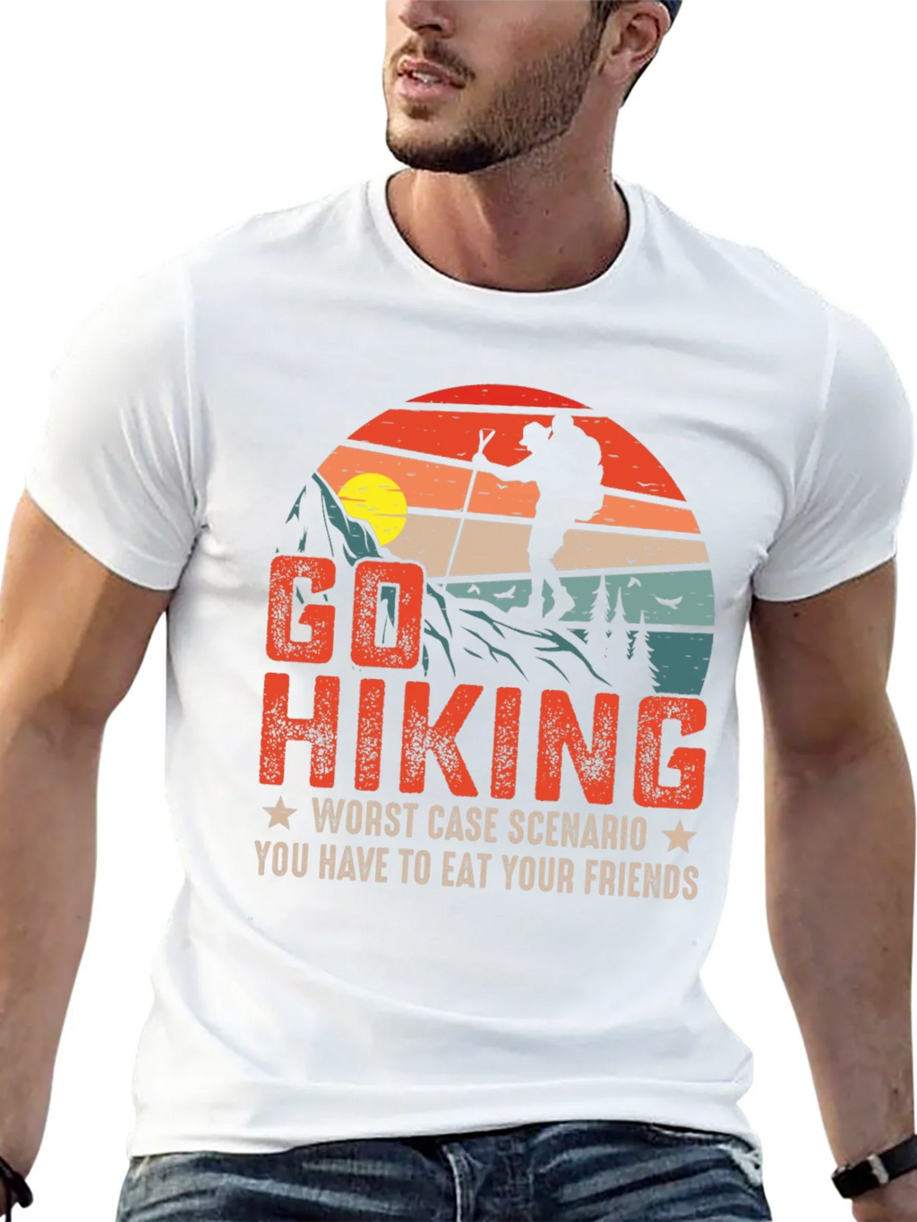 Go Hiking Funny Graphic T-Shirt product image 12