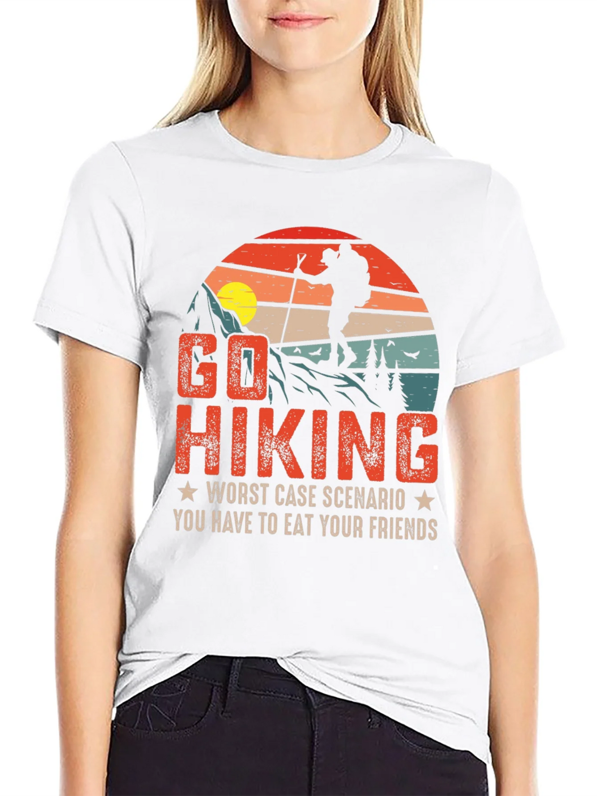 Go Hiking Funny Graphic T-Shirt product image 8